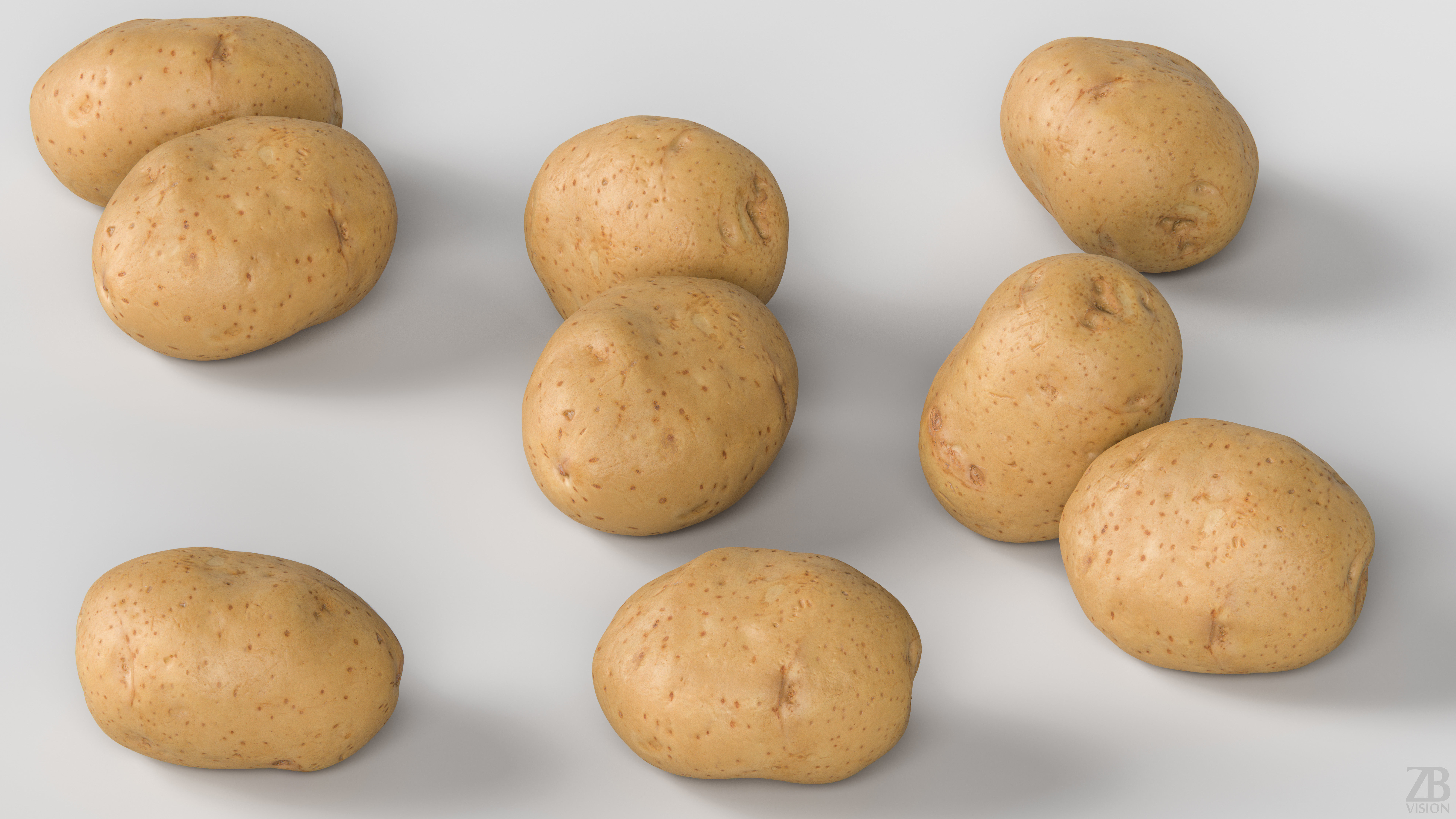 Potato 3D model_2