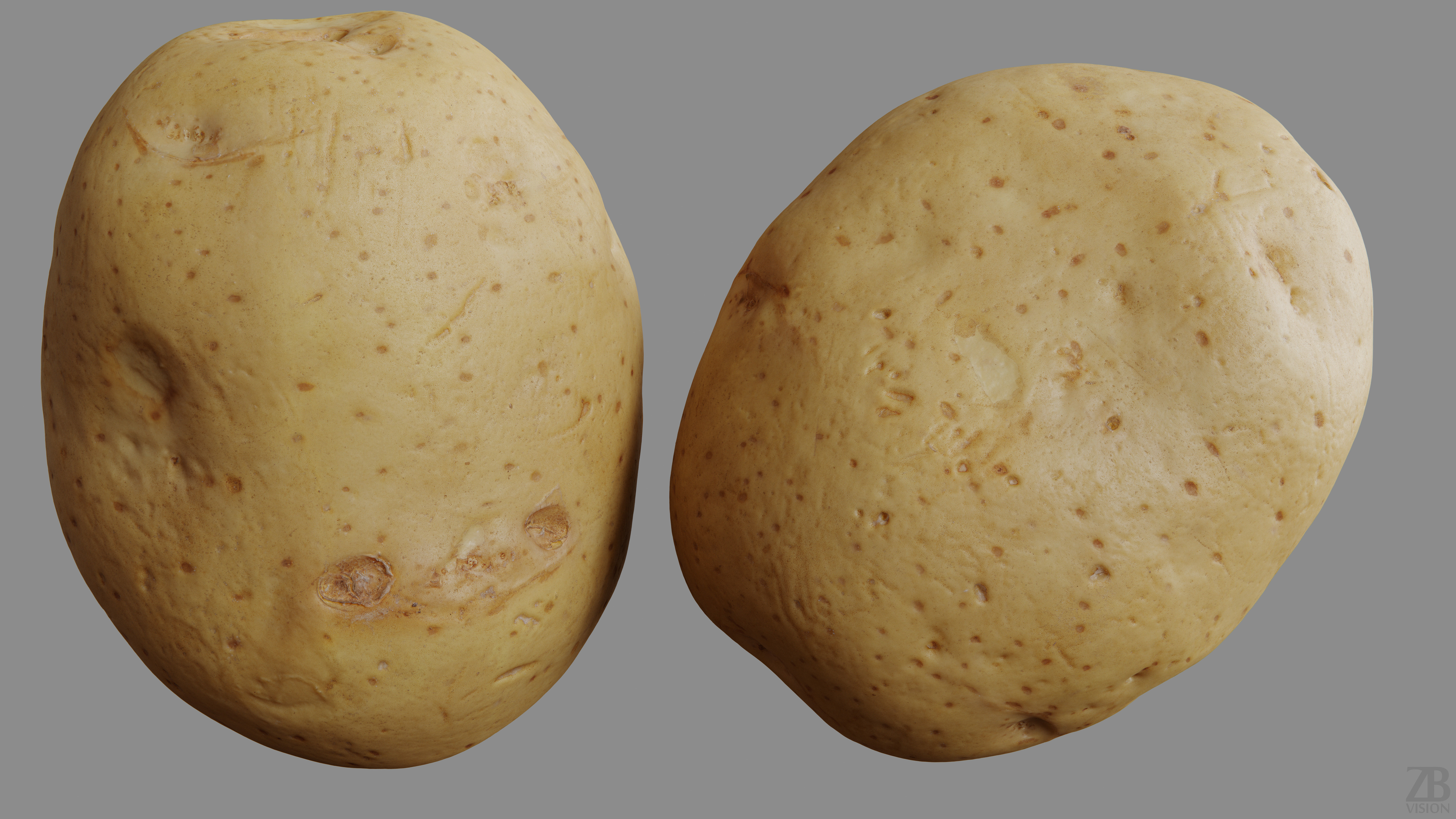 Potato 3D model_8