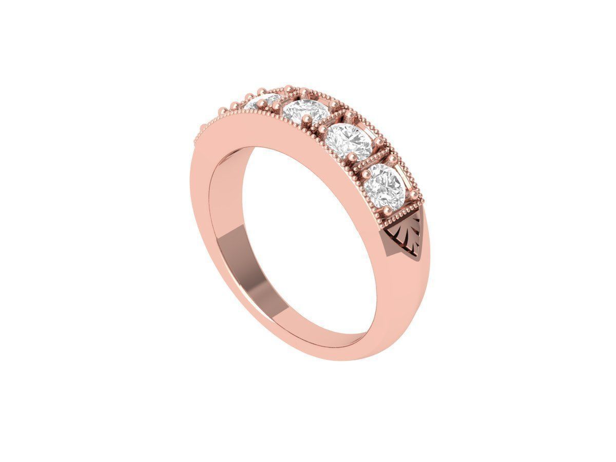 Wedding Ring  3D print model_4