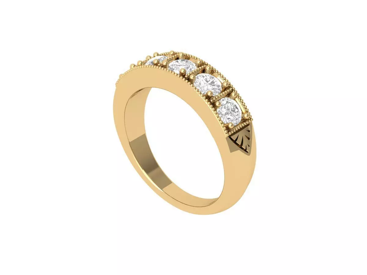 Wedding Ring  3D print model_0