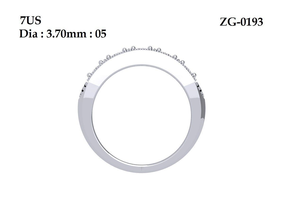 Wedding Ring  3D print model_10