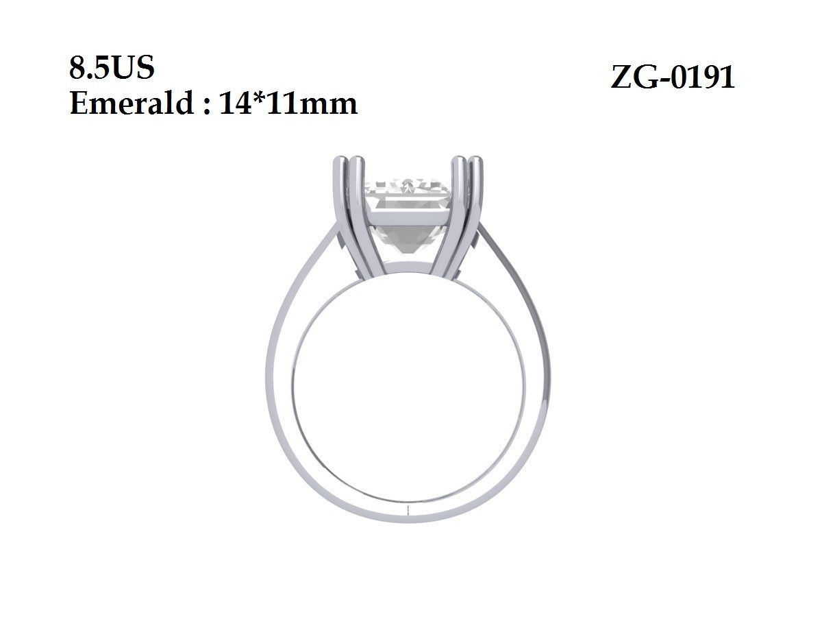 Wedding Ring  3D print model_10