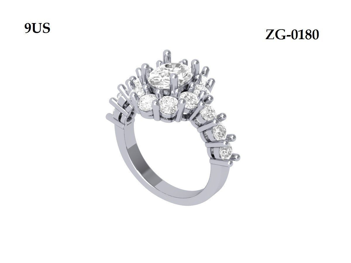 Wedding Ring  3D print model_4