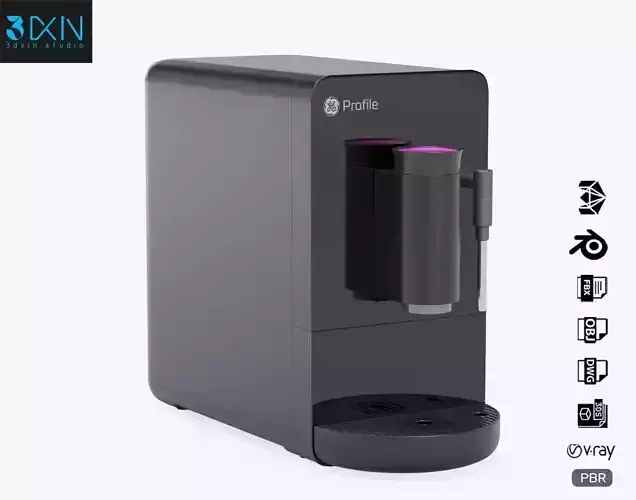 GE Profile Espresso Machine and Frother P7CEBBS6RBB