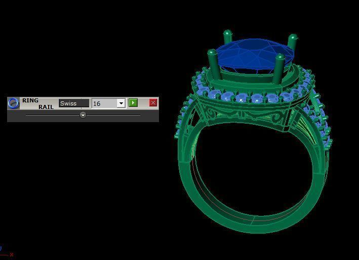ruby daimond ring 3D print model_9