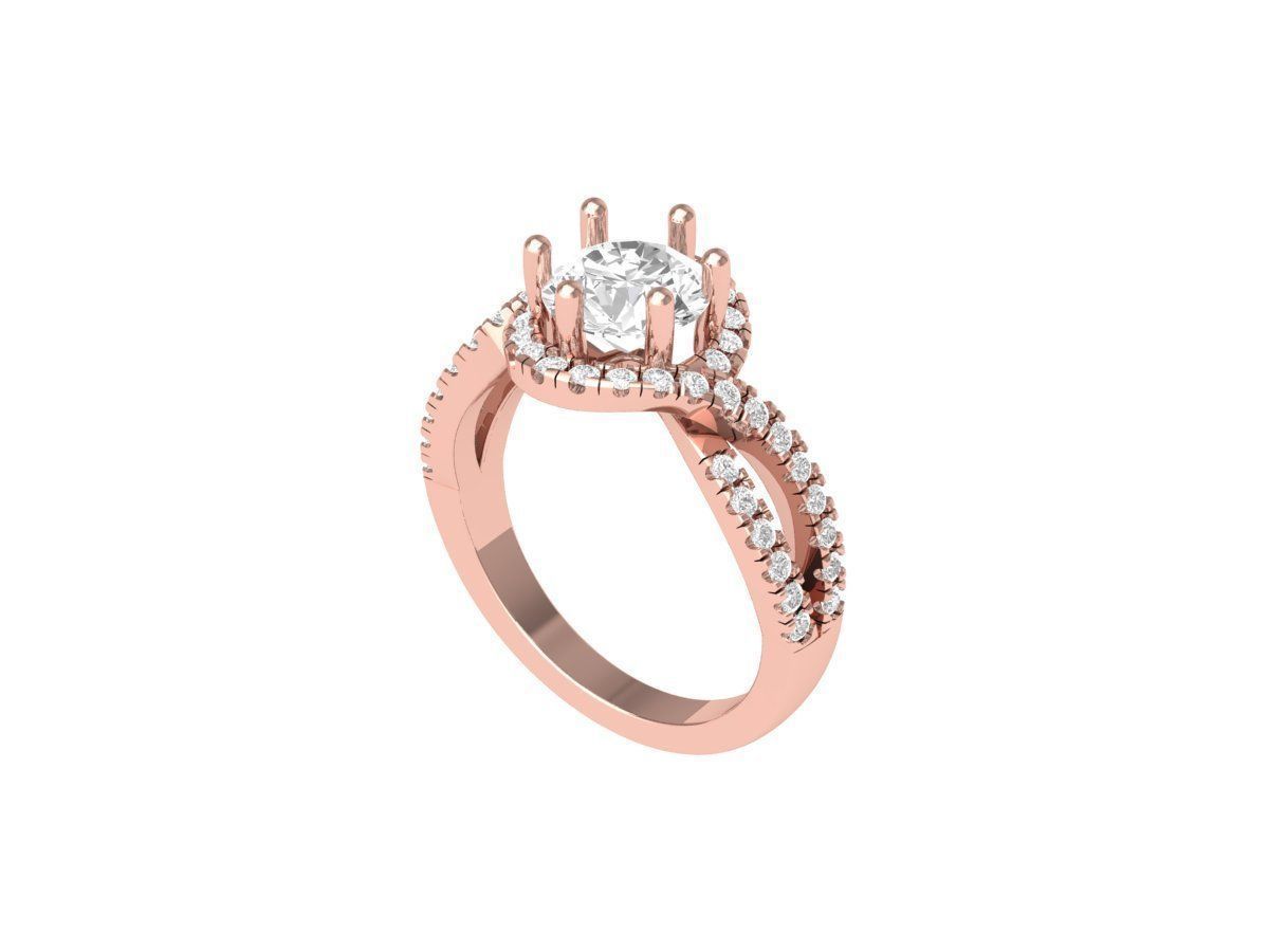 Wedding Ring  3D print model_3