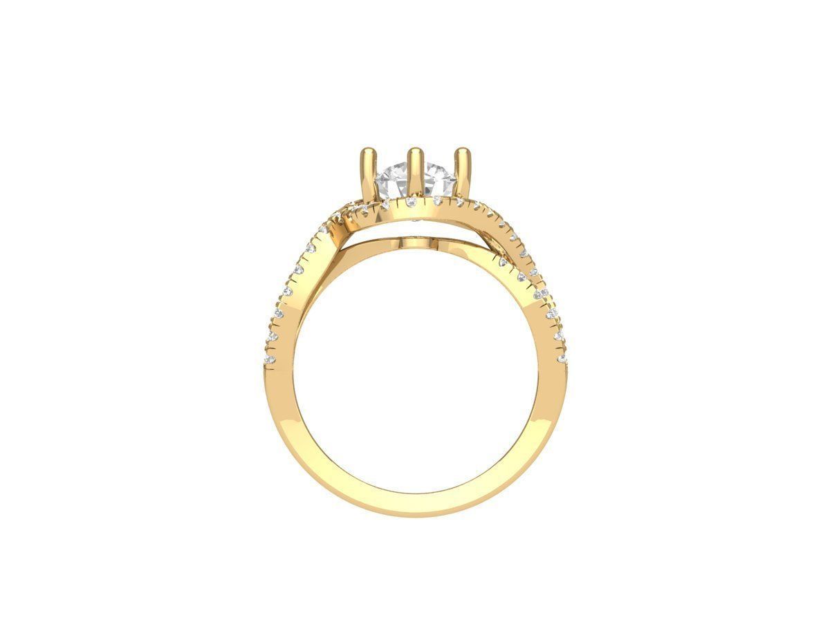 Wedding Ring  3D print model_8
