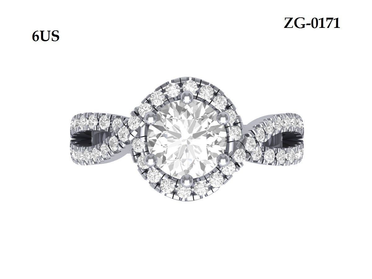 Wedding Ring  3D print model_4