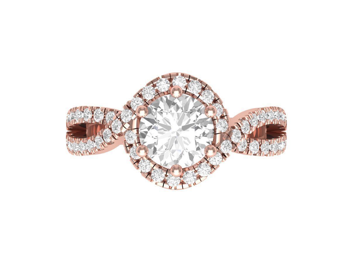 Wedding Ring  3D print model_5