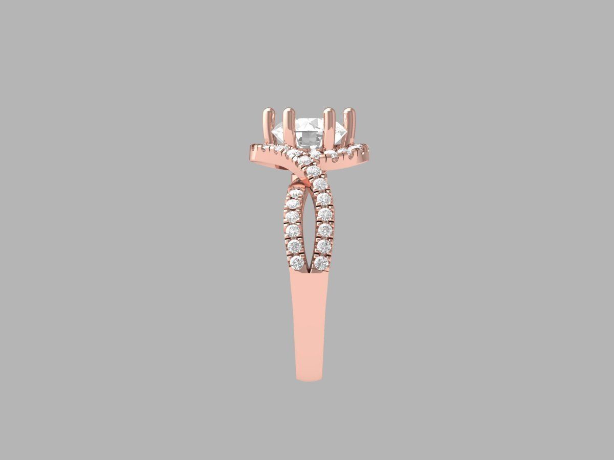 Wedding Ring  3D print model_10