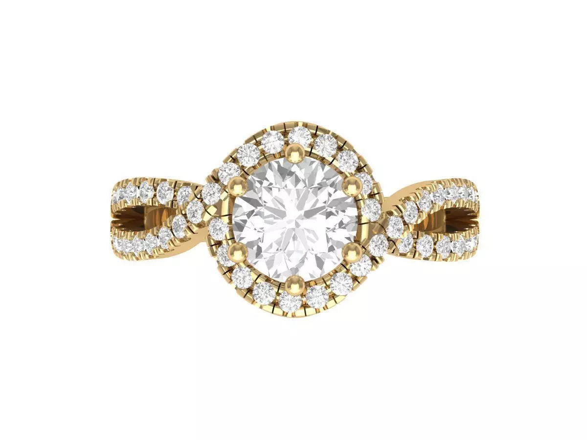 Wedding Ring  3D print model_0