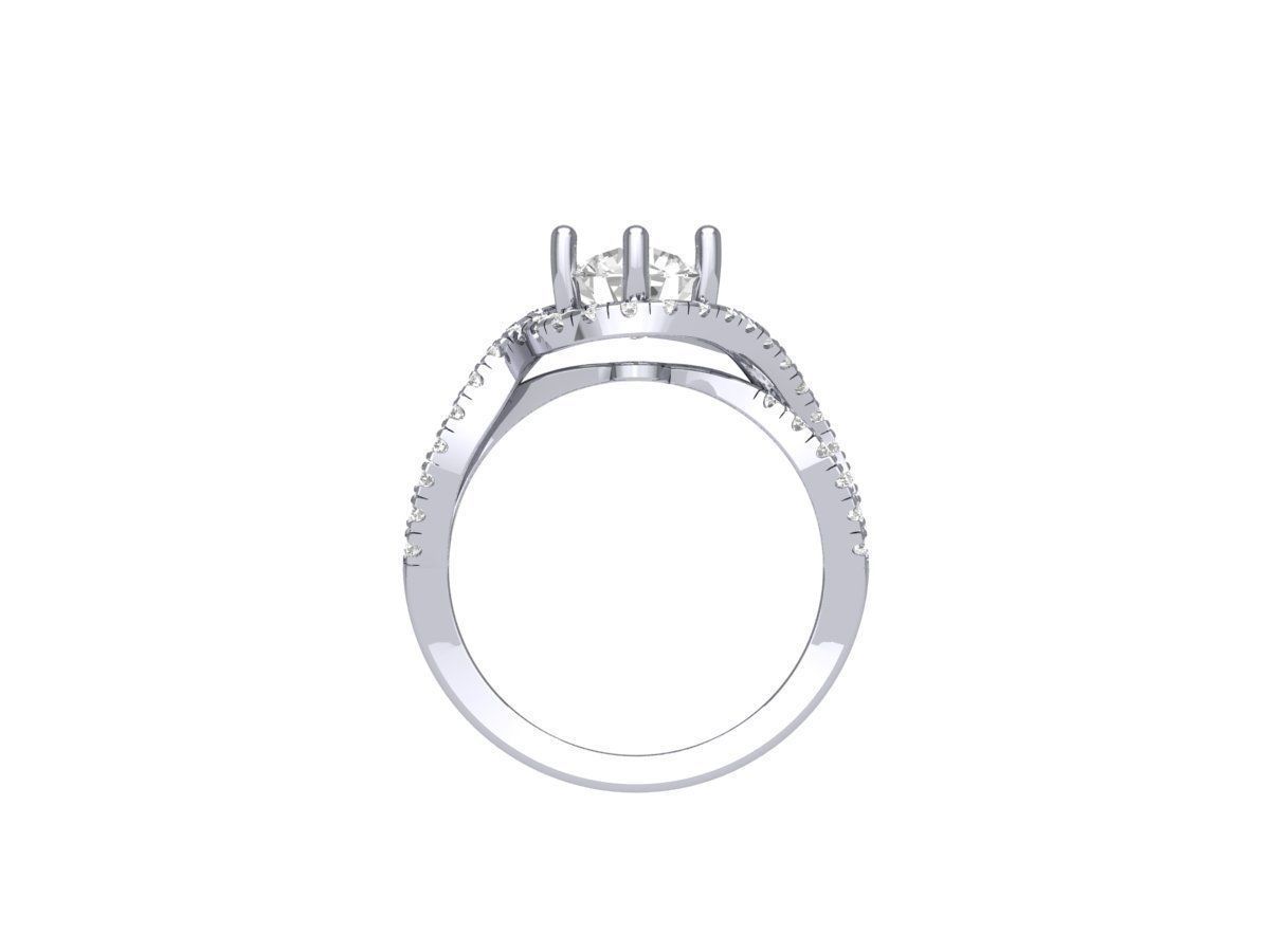 Wedding Ring  3D print model_7