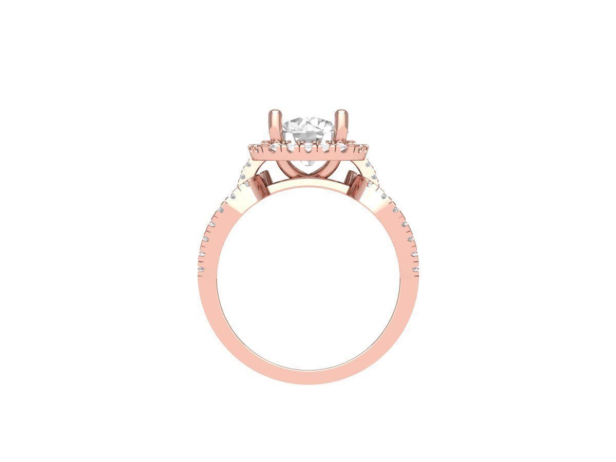 Wedding Ring 3D print model_6