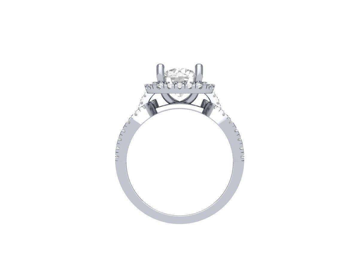 Wedding Ring 3D print model_7