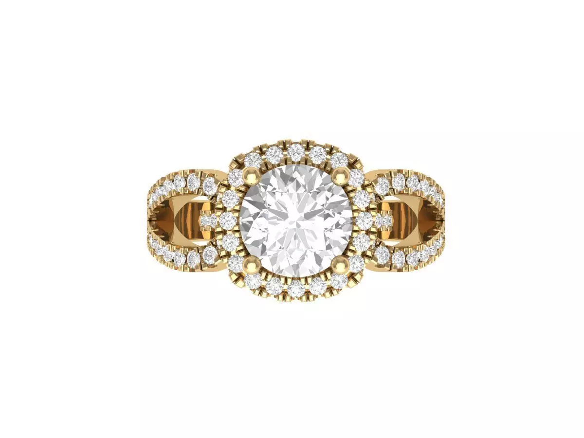 Wedding Ring 3D print model_0