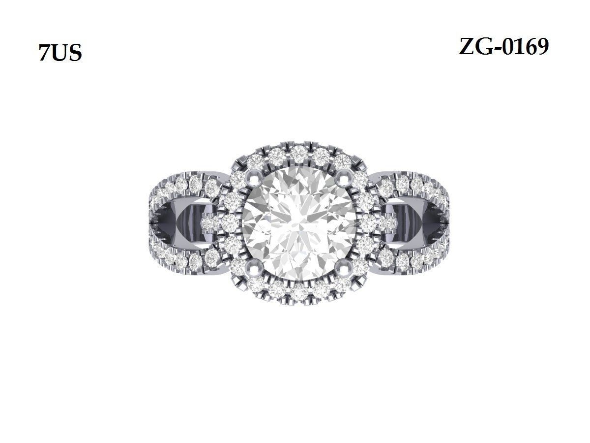 Wedding Ring 3D print model_4