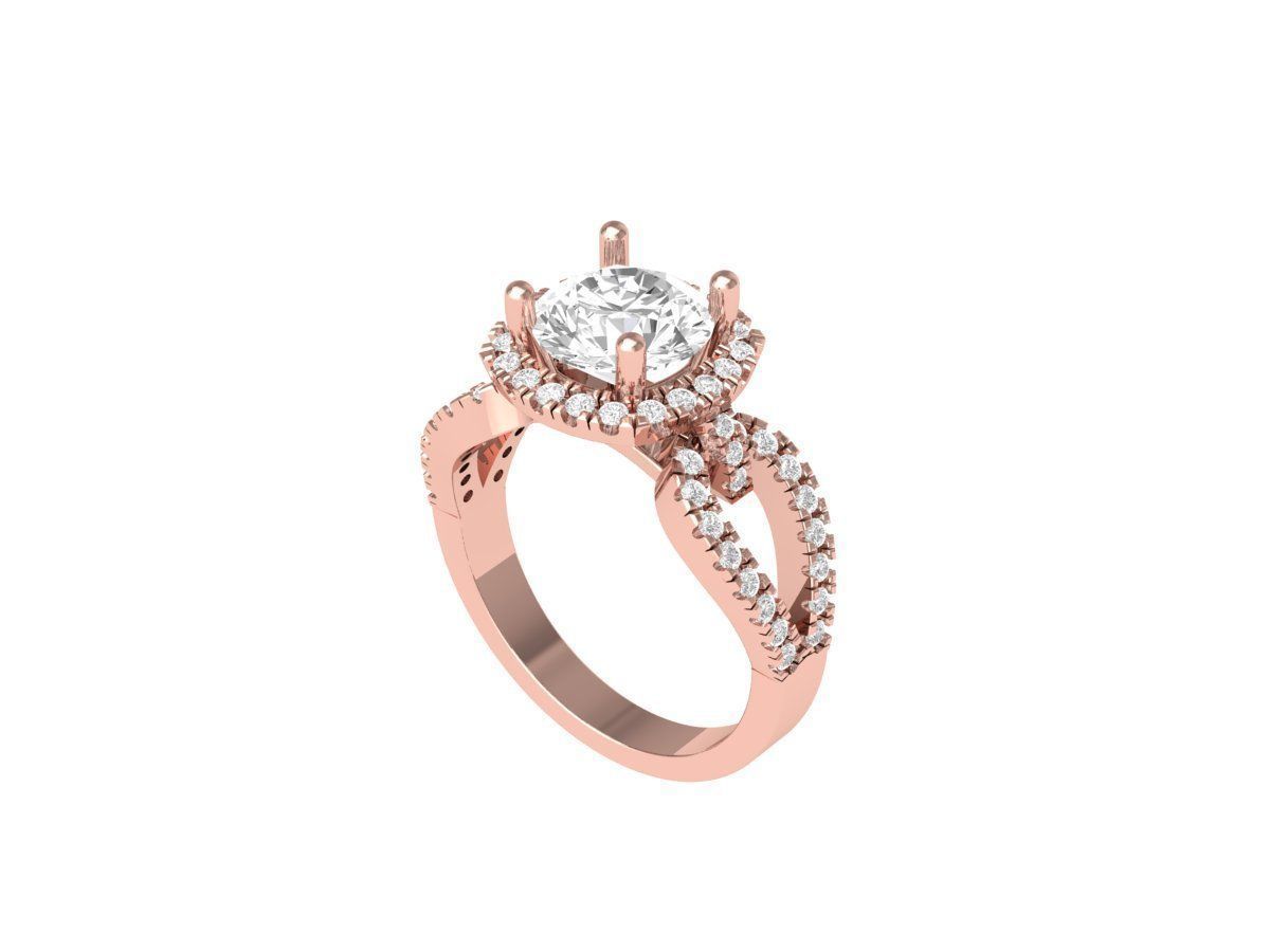 Wedding Ring 3D print model_2