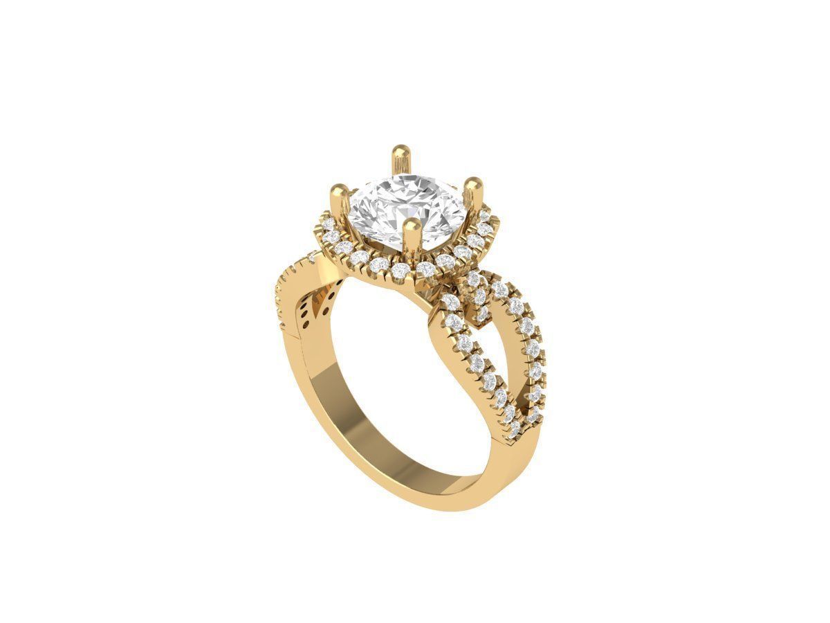 Wedding Ring 3D print model_1