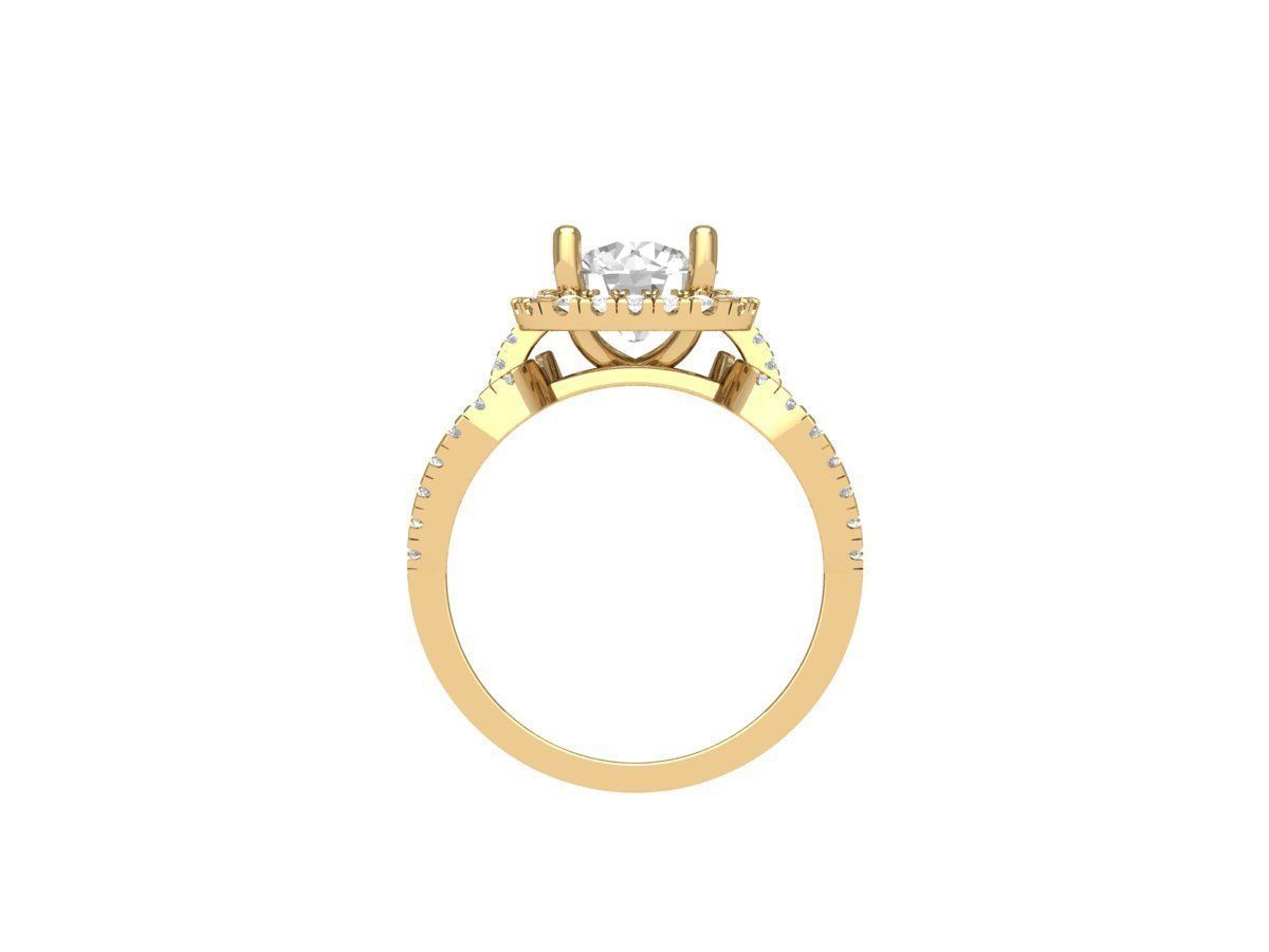 Wedding Ring 3D print model_8