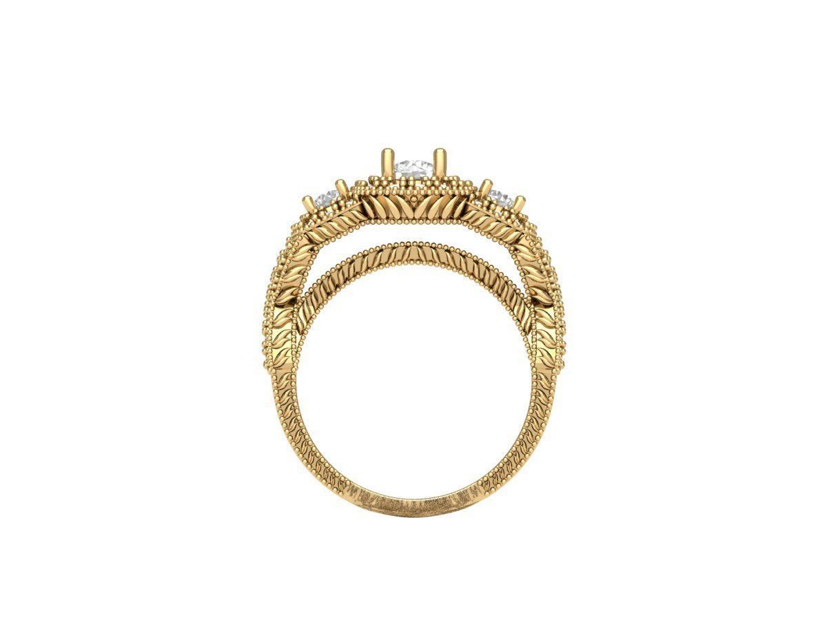 Wedding Ring 3D print model_2