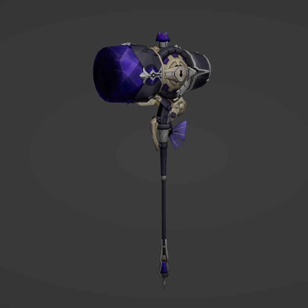 Herta Hammer - Honkai Star Rail - Herta Cosplay 3D print model_4