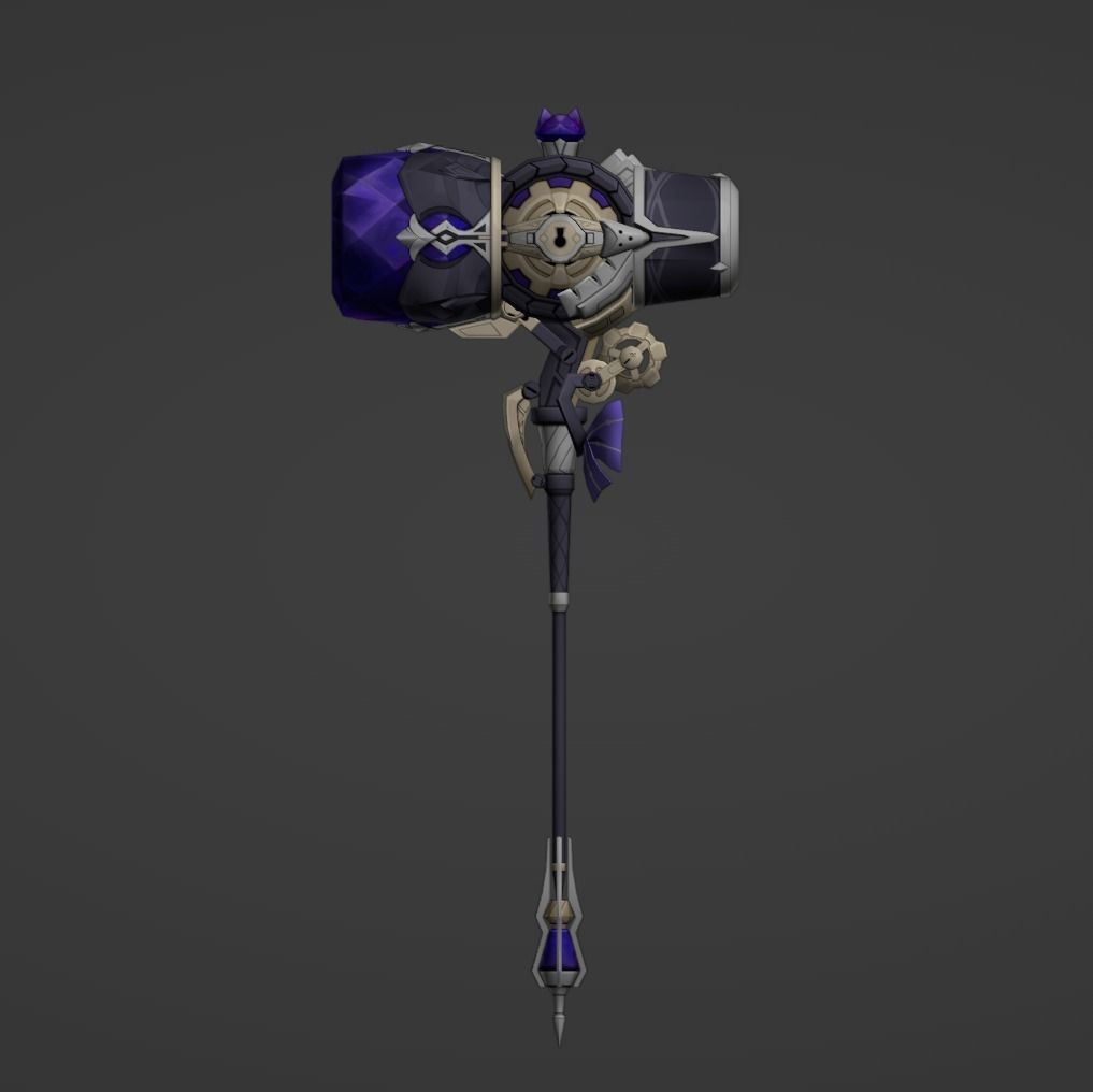 Herta Hammer - Honkai Star Rail - Herta Cosplay 3D print model_1