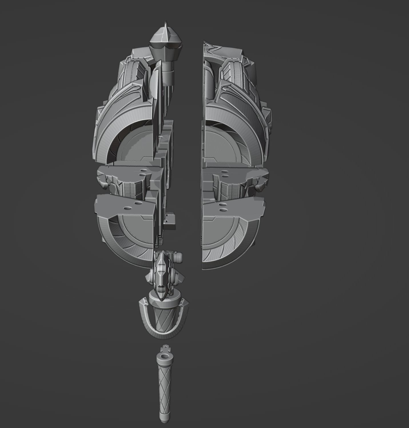 Herta Hammer - Honkai Star Rail - Herta Cosplay 3D print model_11