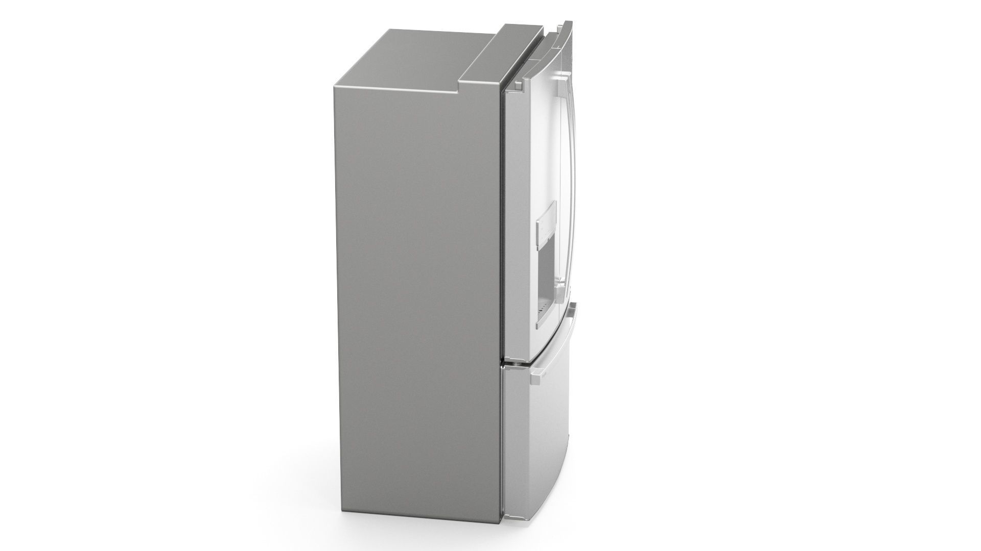 GE Profile FrenchDoor Refrigerator PYE22KYNFS 3D model CGTrader