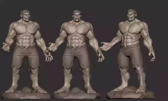 hulk  for 3d print
