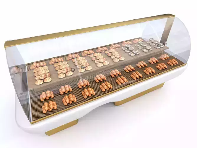 Bakery Interiors 3D model