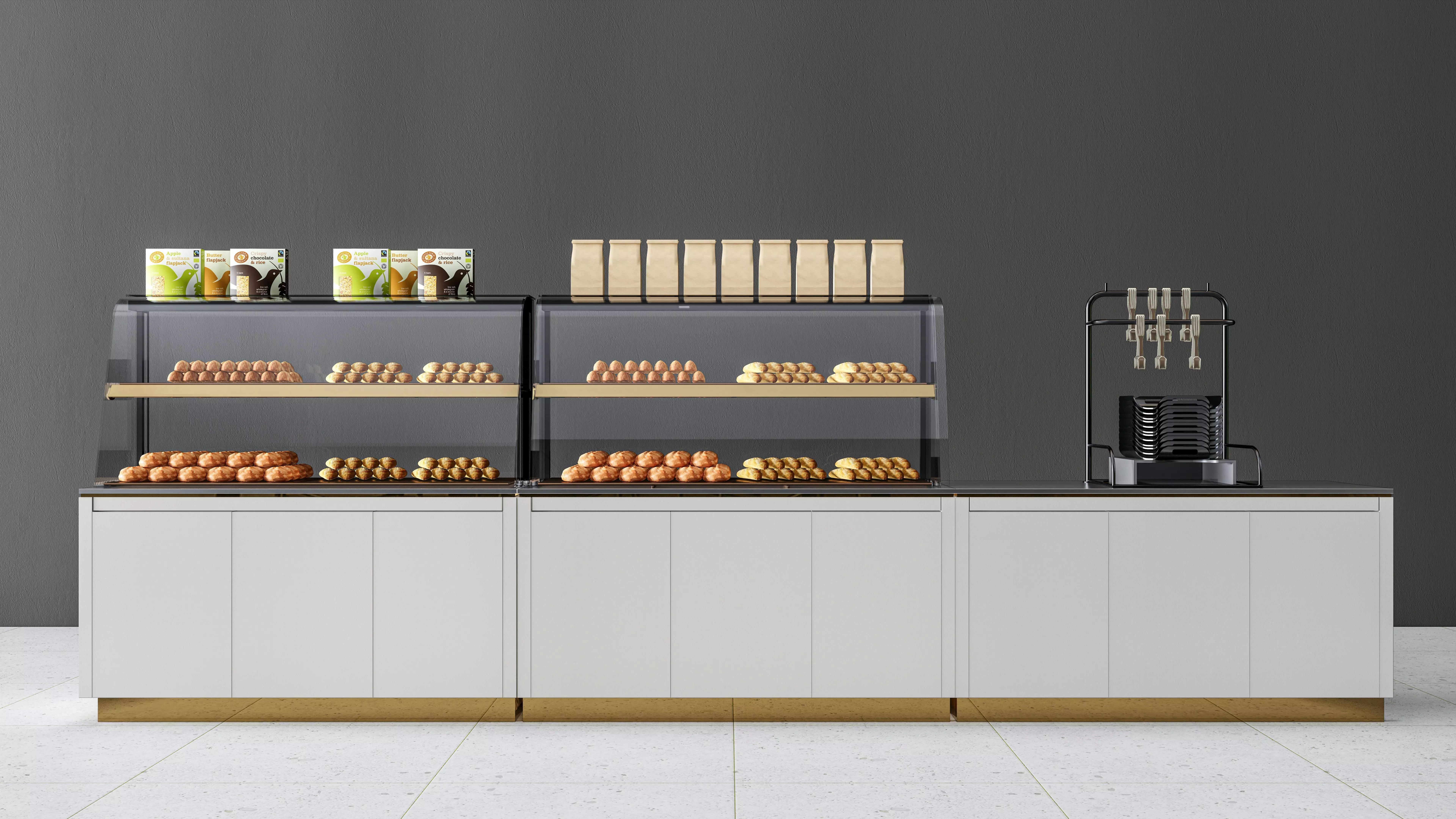 Bakery Interior 3D model_0