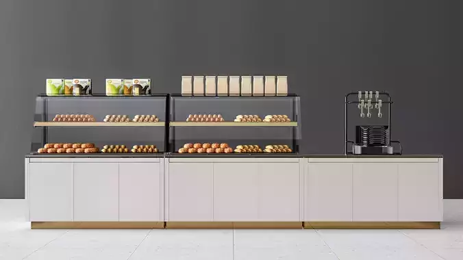 Bakery Interior 3D model