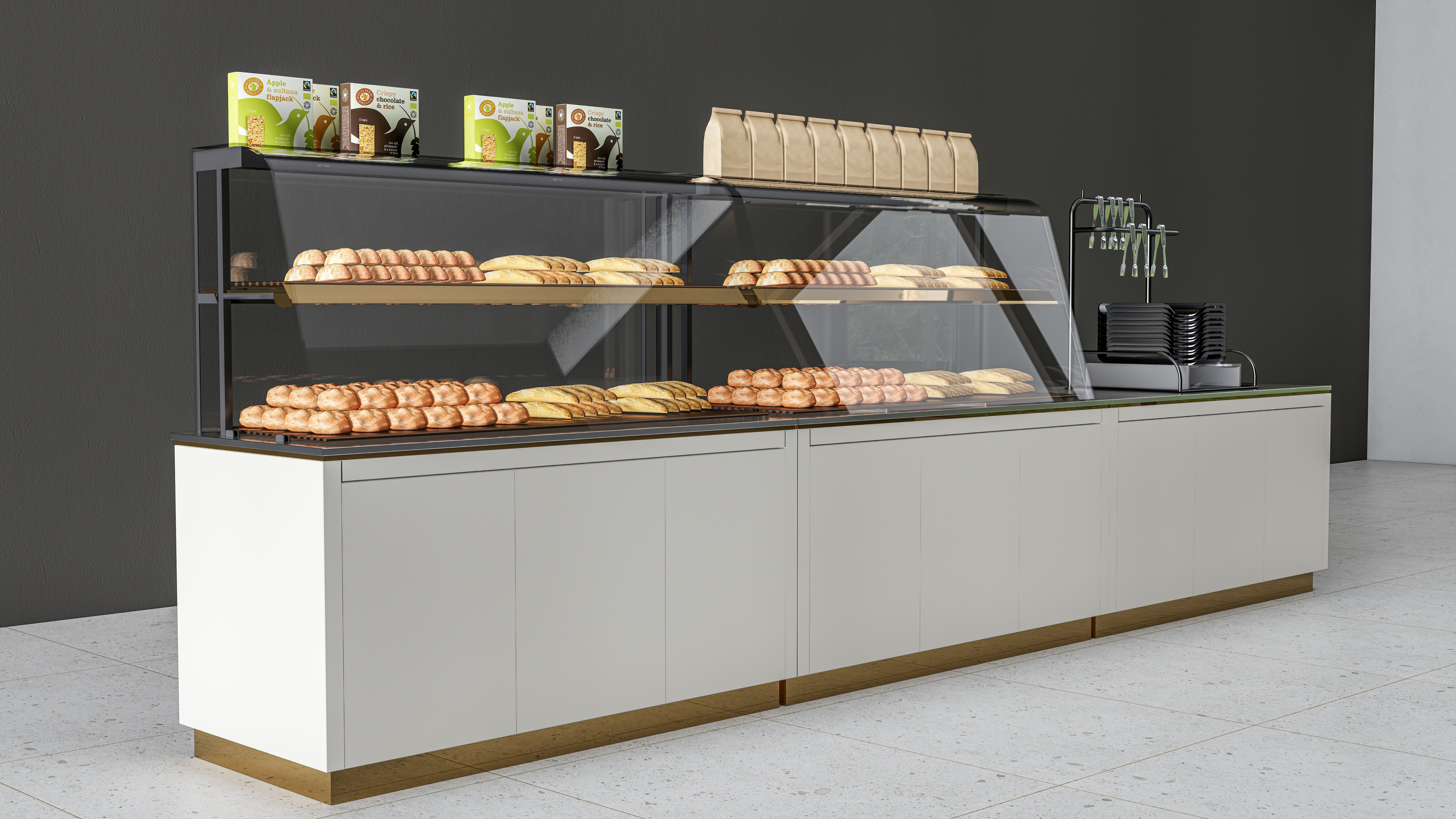 Bakery Interior 3D model_2