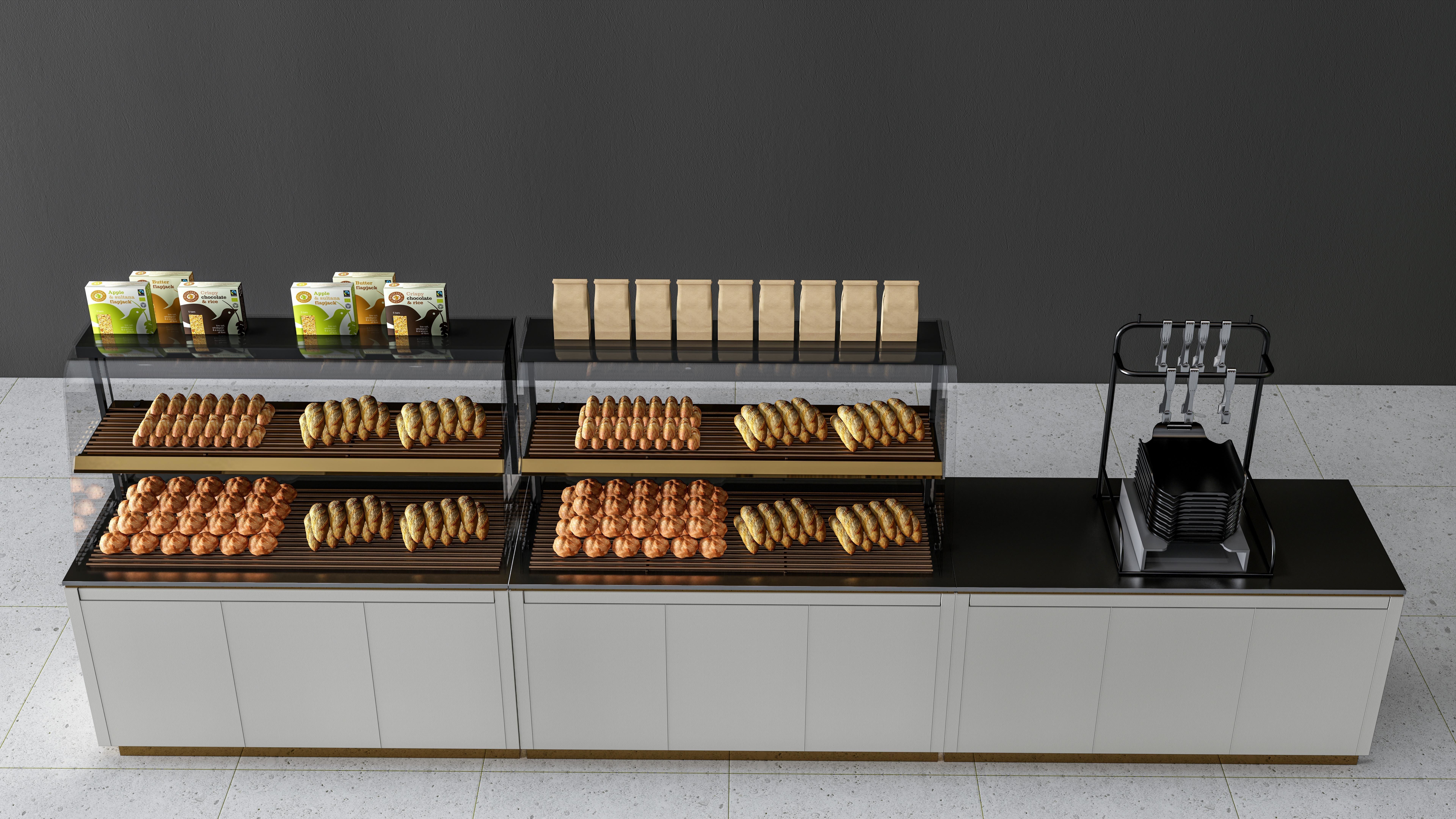 Bakery Interior 3D model_1