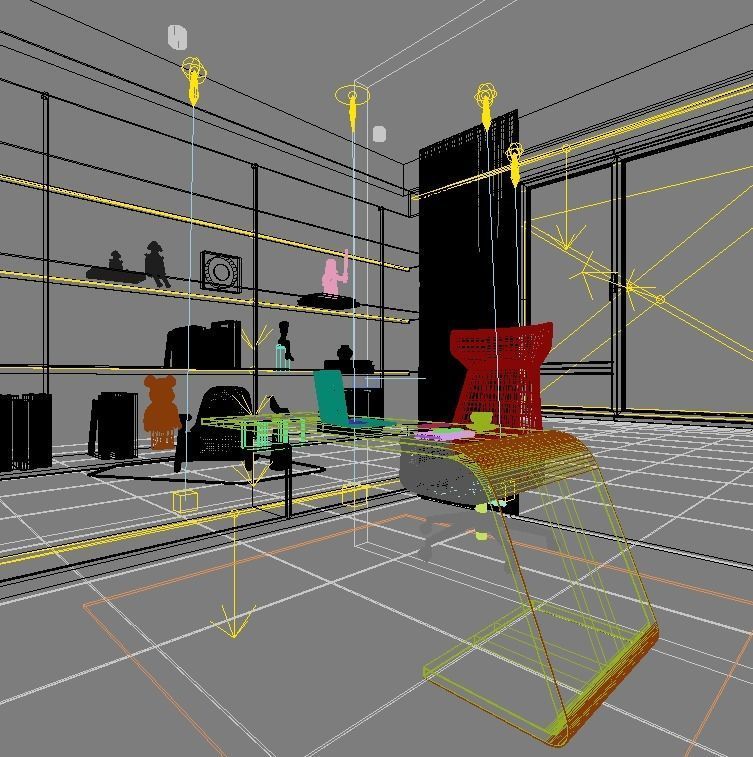 reading room 3D model_2