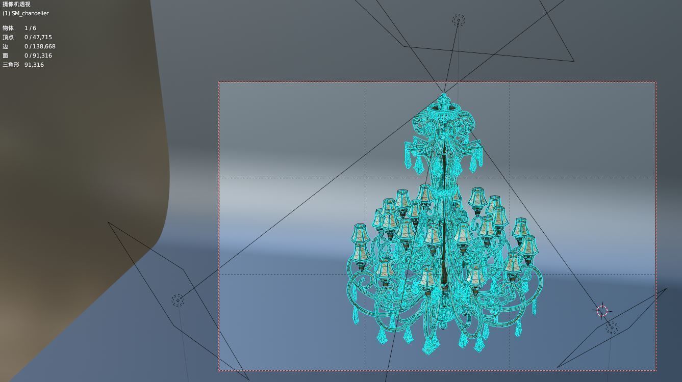 chandelier 3D model_7