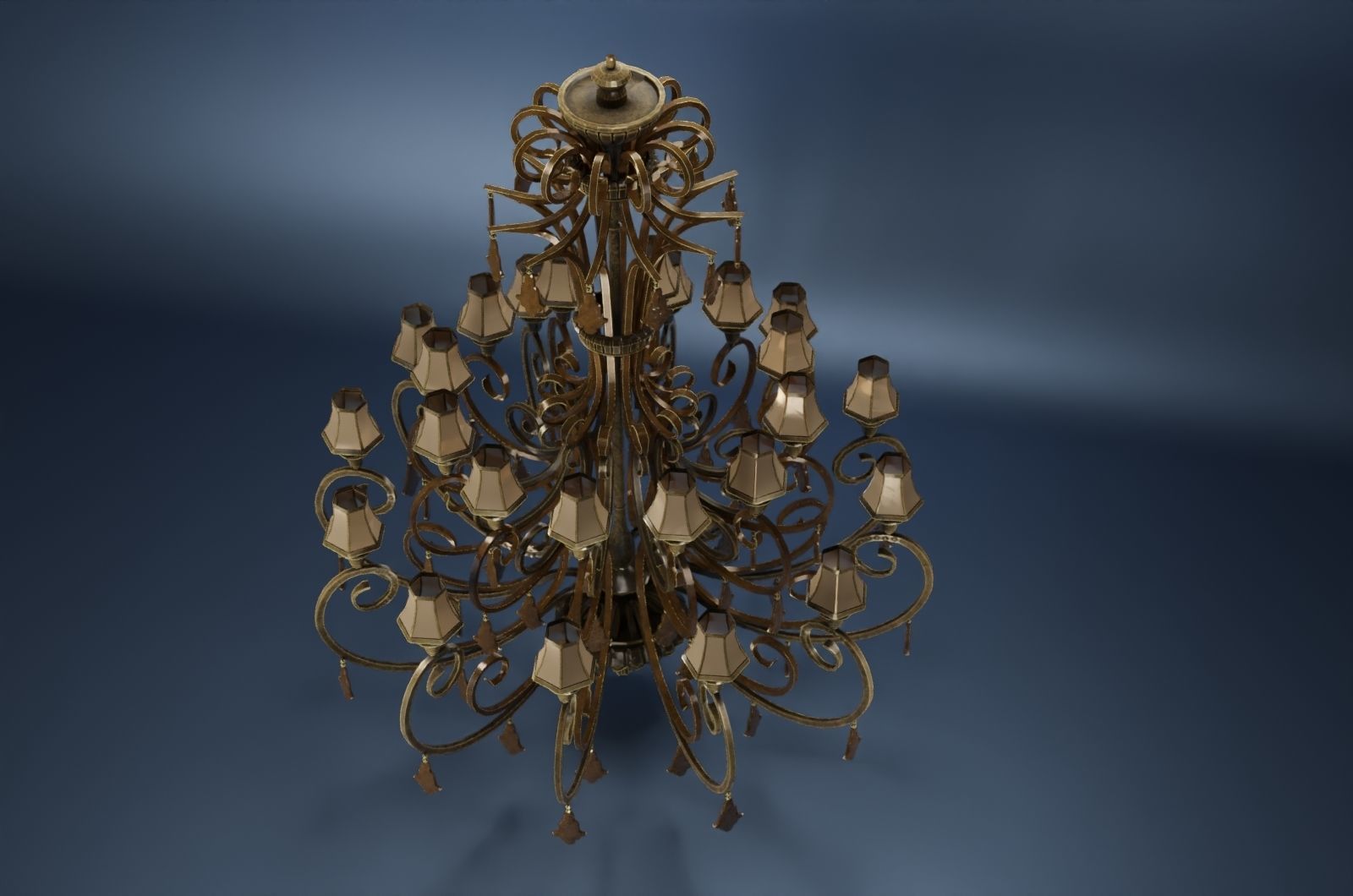 chandelier 3D model_2