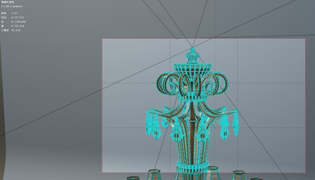 chandelier 3D model_8