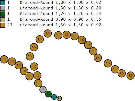 Woman Solitaire Ring 490 3D print model_9