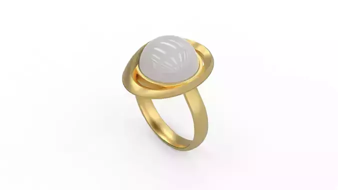 Woman Solitaire Ring 489