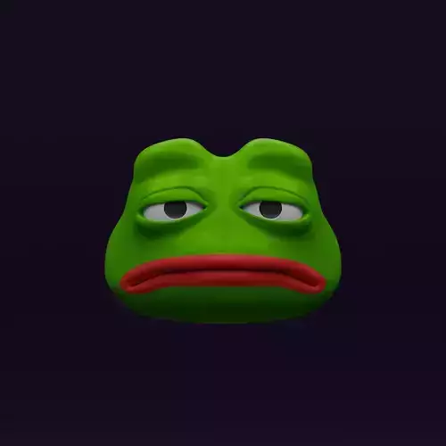 Pepe the Frog - Sad Pepe Expression Head Model