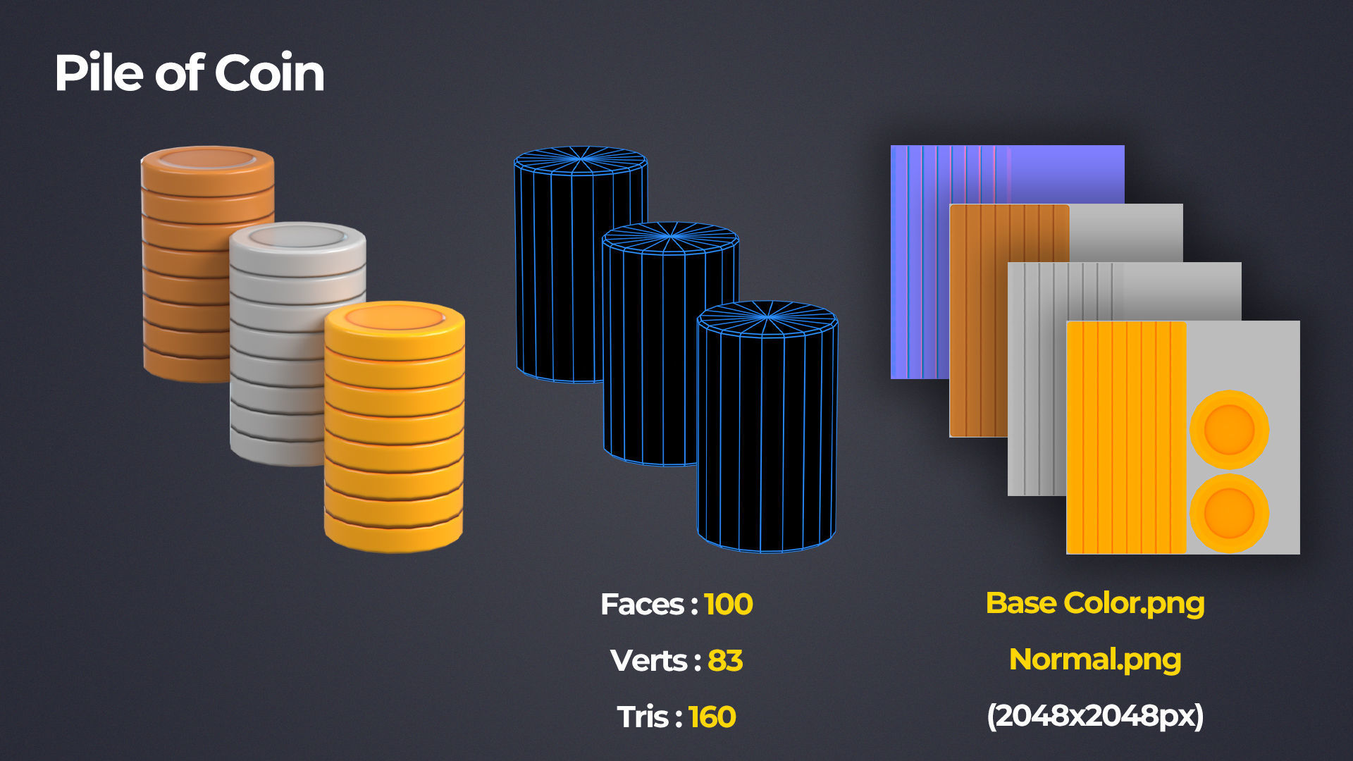 Treasure and Reward Pack Low-poly 3D model_31