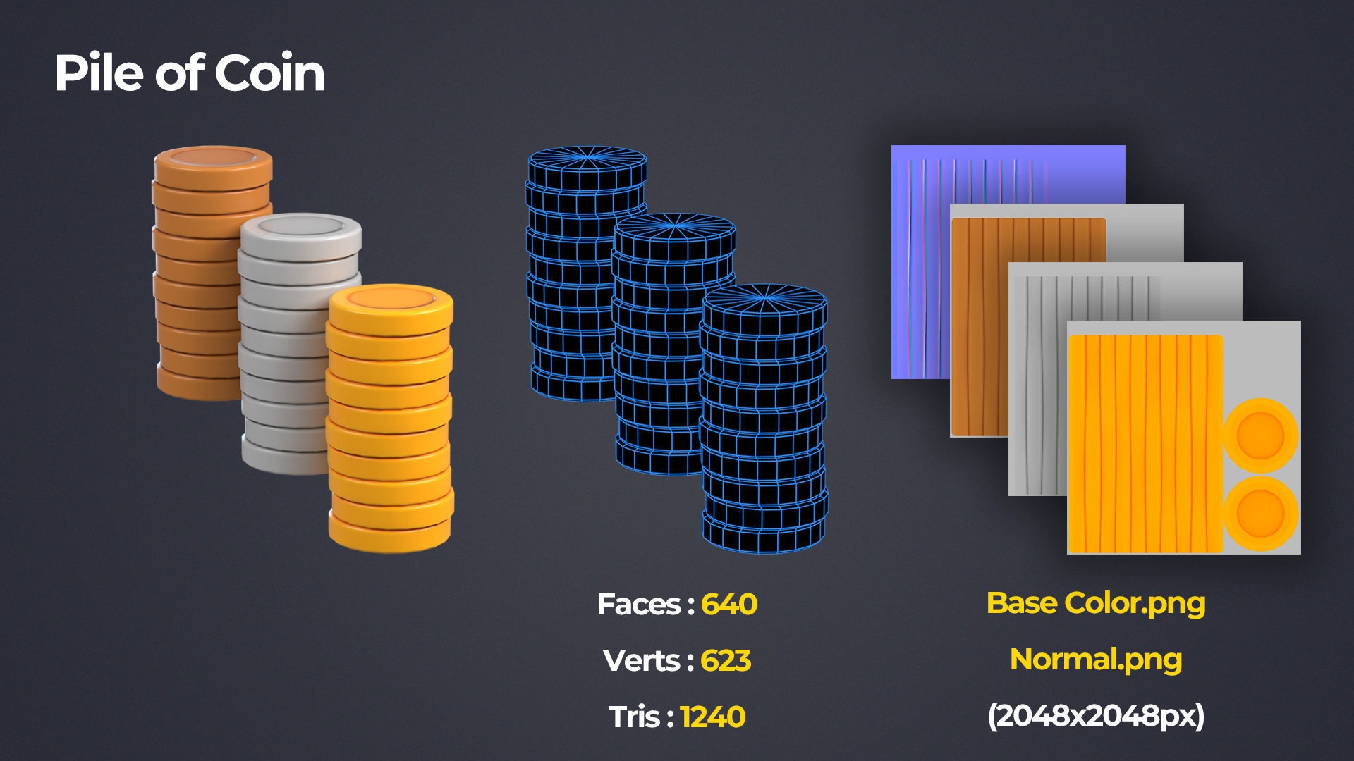 Treasure and Reward Pack Low-poly 3D model_33