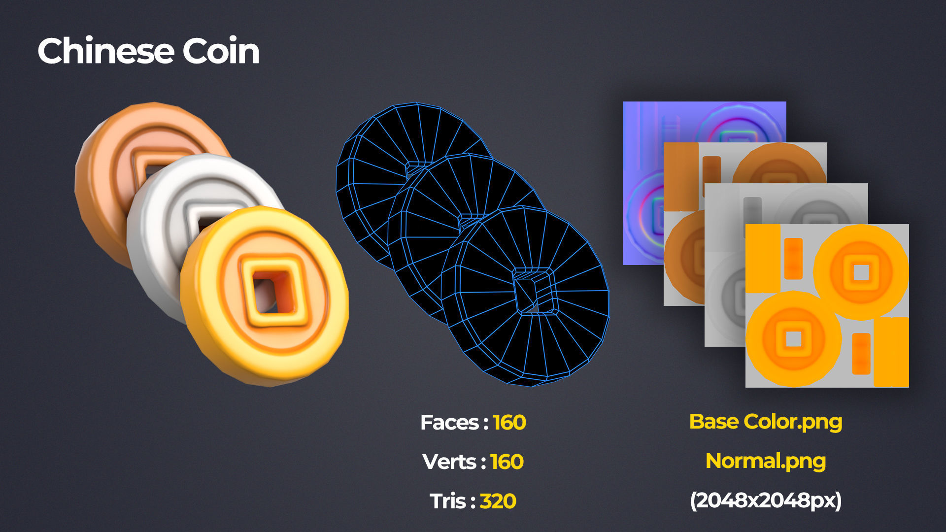 Treasure and Reward Pack Low-poly 3D model_14