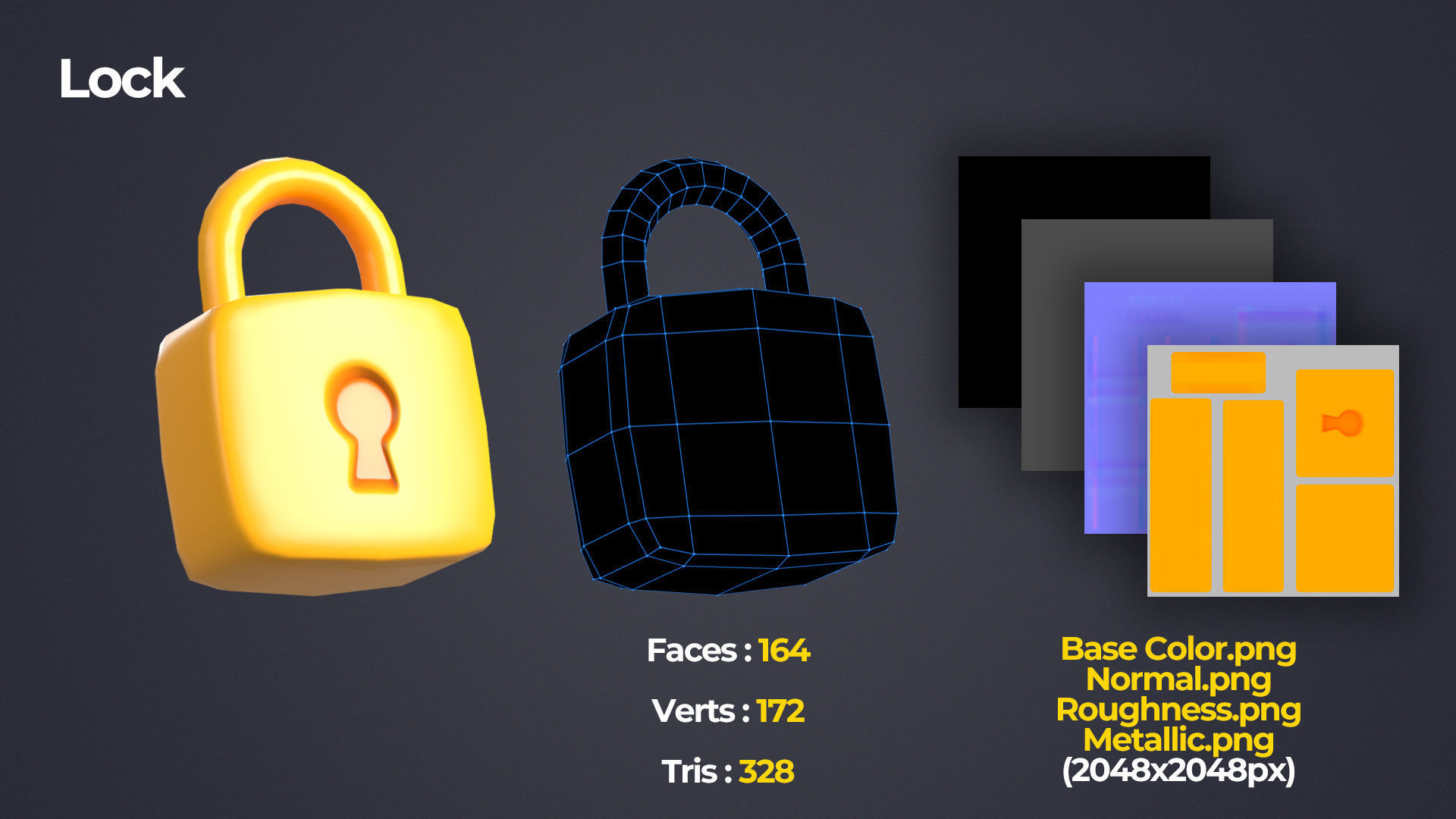 Treasure and Reward Pack Low-poly 3D model_40