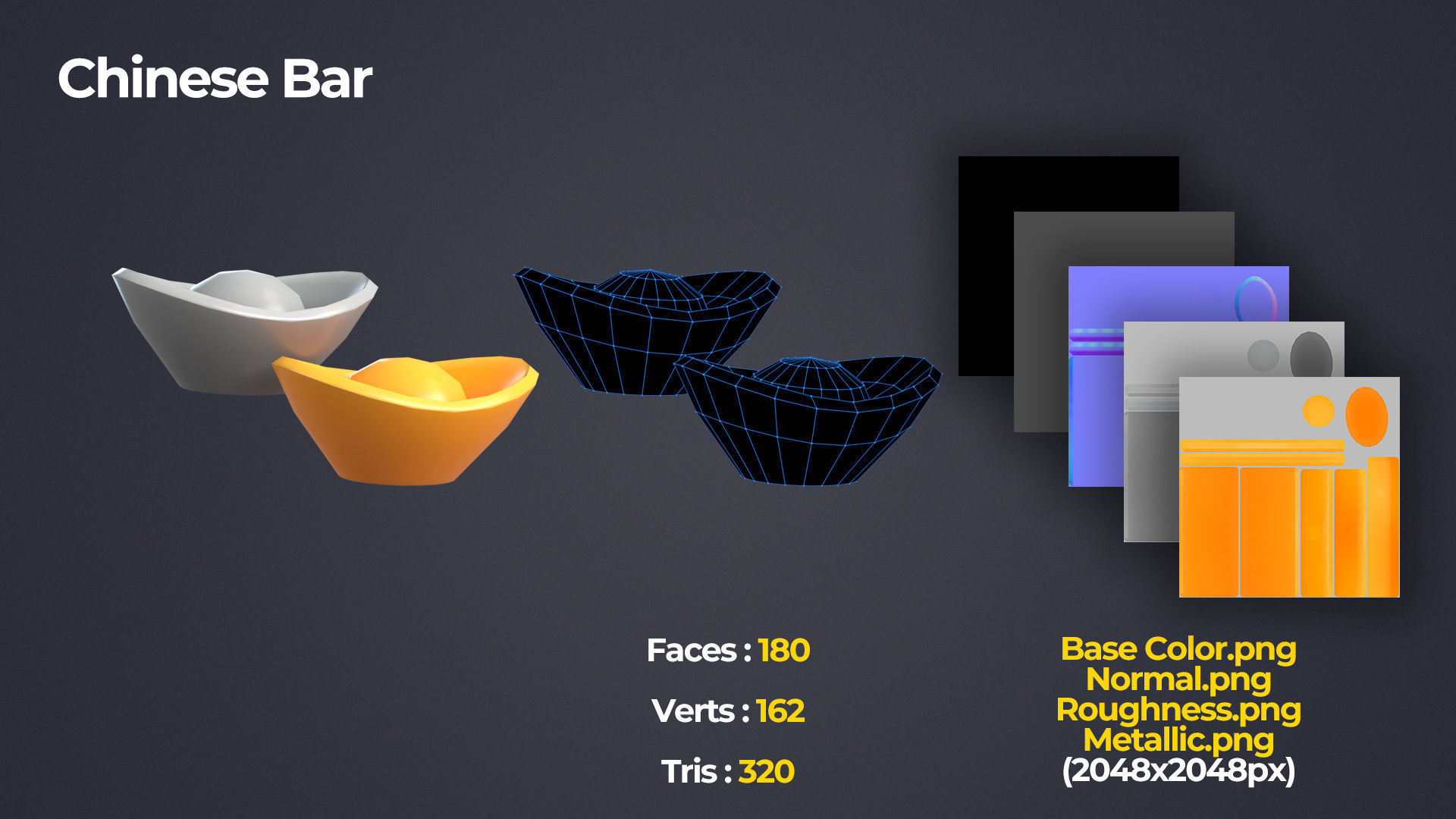 Treasure and Reward Pack Low-poly 3D model_6