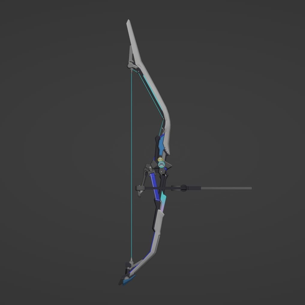 March 7th Bow - Honkai Star Rail - March 7th Cosplay 3D print model_1