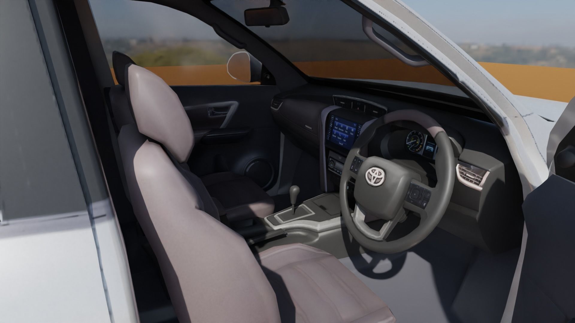 Toyota Fortuner Low poly Low-poly 3D model_15