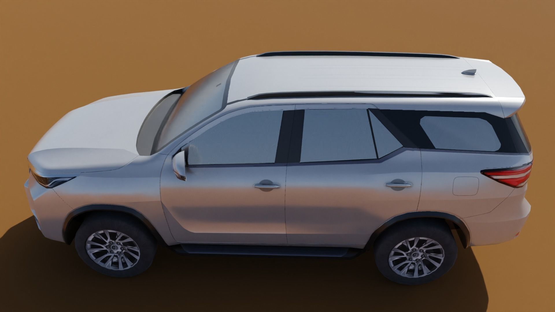 Toyota Fortuner Low poly Low-poly 3D model_28