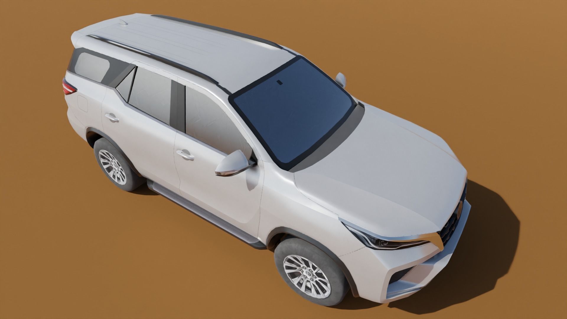 Toyota Fortuner Low poly Low-poly 3D model_16